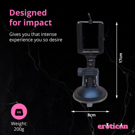 Cell phone holder for Sex machine - Remote control included